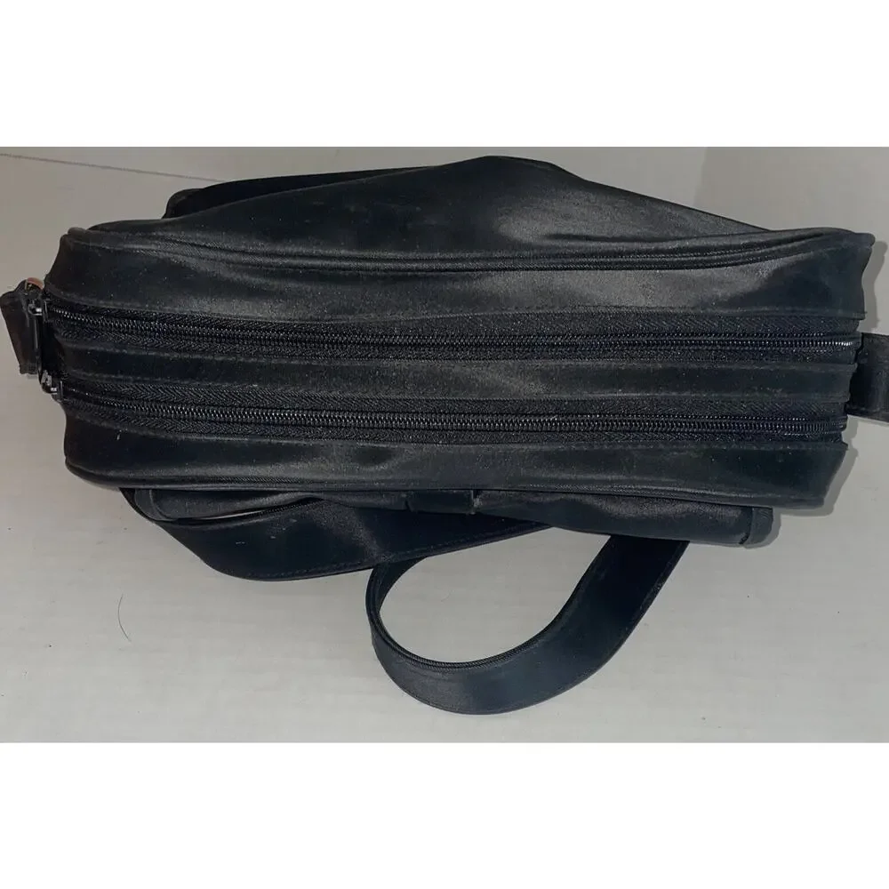 Camera Bag Shoulder Bag Messenger Bag‎ Purse Black With Several Compartments